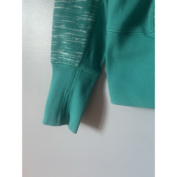 Zella Womens Scuba Hoodie Jacket Slim Size Medium Full Zip Space Dye Thumb Hole. - Picture 13 of 13